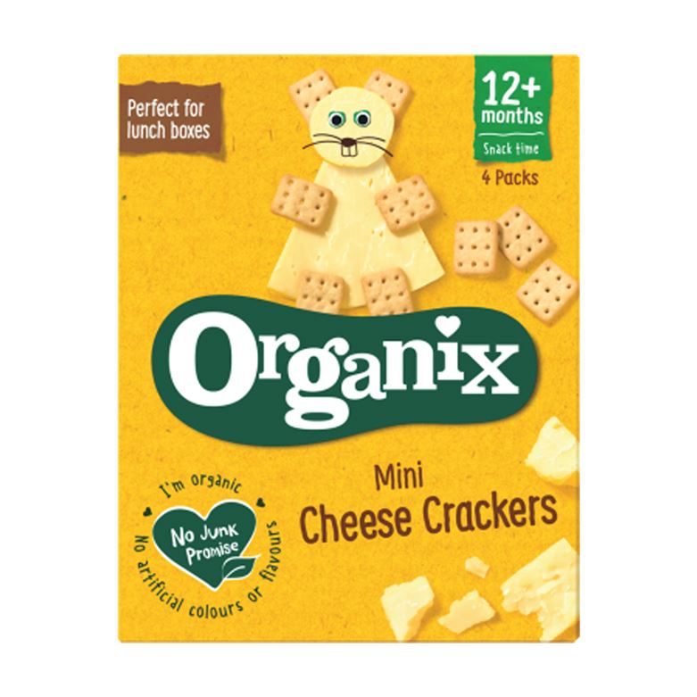 Buy Organix Mini Cheese Cracker Biscuits for Babies Online in India at uyyaala.com