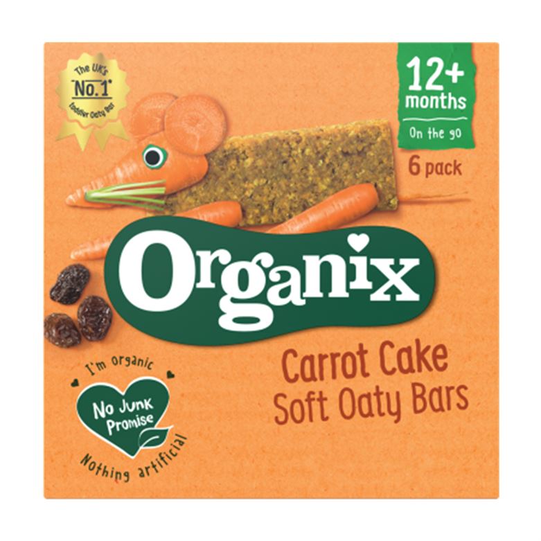 Buy Organix Carrot flavored Soft Oaty Bars for Babies - 125gms Online in India at uyyaala.com