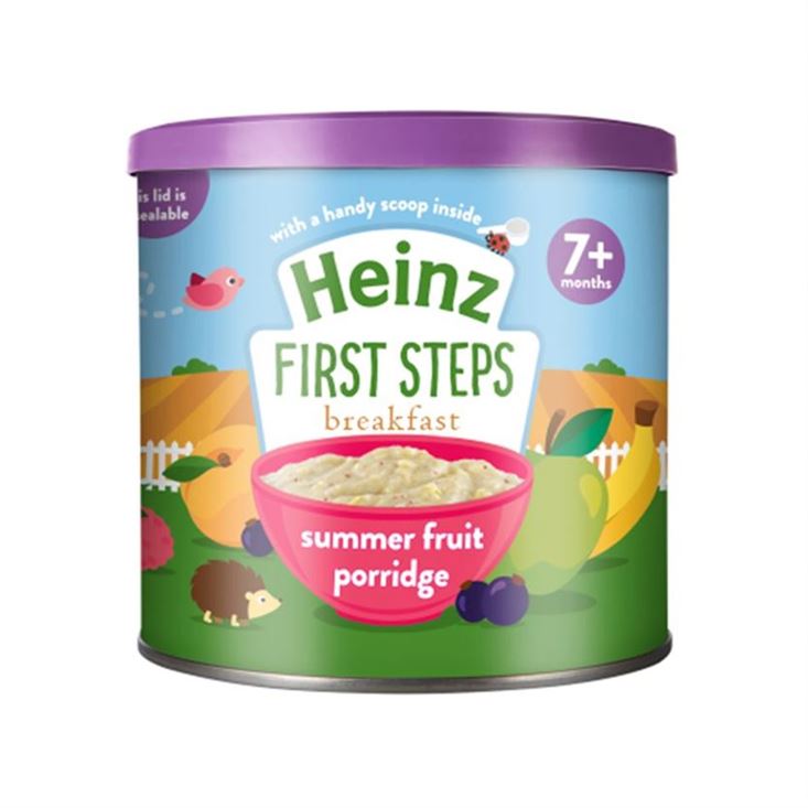 HEINZ First Steps Summer Fruit Porridge Cereal For Babies - 240g 7m+
