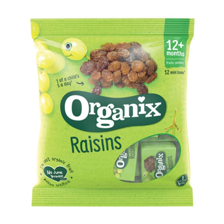 Organix Raisins for small Babies, 12+months, 168gms