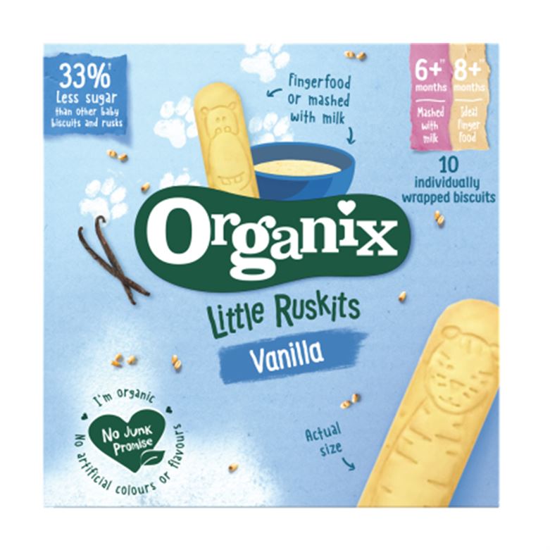 Buy Organix Little Ruskits in Vanilla flavour for Babies Online in India at uyyaala.com