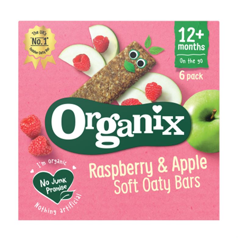 Buy Organix Raspberry & Apple flavored Soft Oaty Bars for Babies Online in India at uyyaala.com