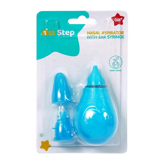 1st Step Nose Cleaner with Ear Drops Dropper for Baby - Blue