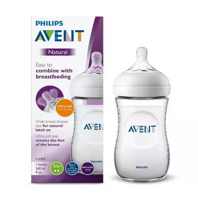 Philips Avent Baby Milk Feeding Bottle with Anti Colic System 260ml