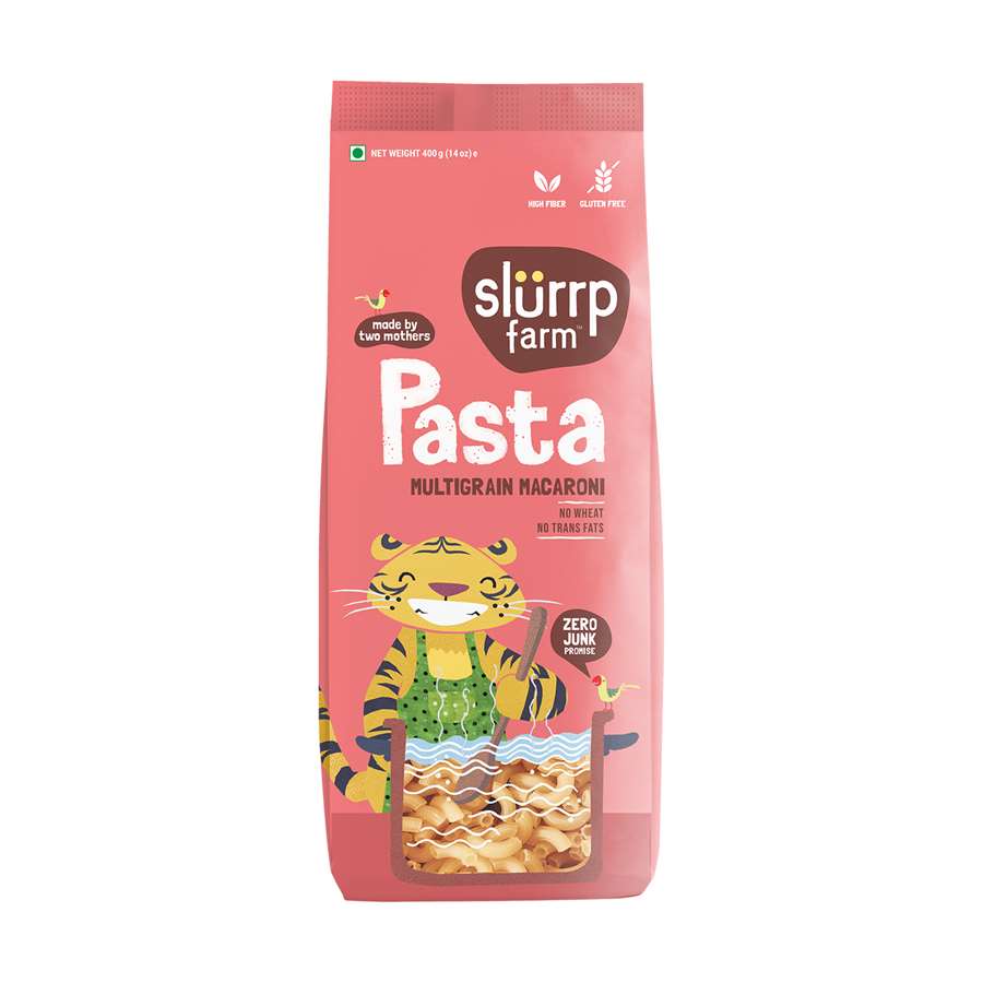 Buy Slurrp Farm Multigrain Macaroni Pasta for Small Children - 400gms Online in India at uyyaala.com