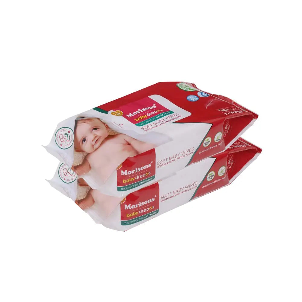 Buy Morisons Water Wipes with Aloe vera for your Baby - (Pack of 2) Online in India at uyyaala.com