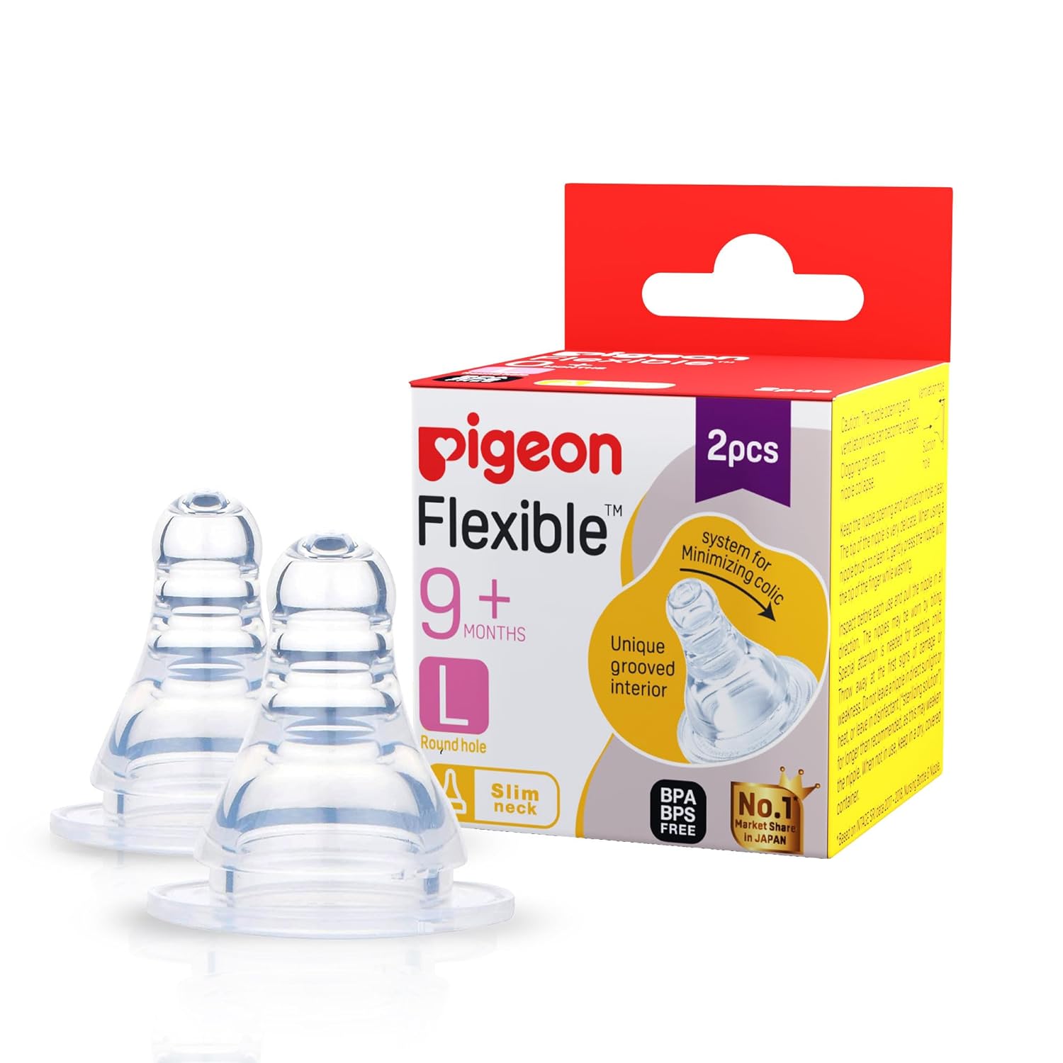 Buy Pigeon Flexible Baby Milk Feeding Bottle Teat Online in India at uyyaala.com