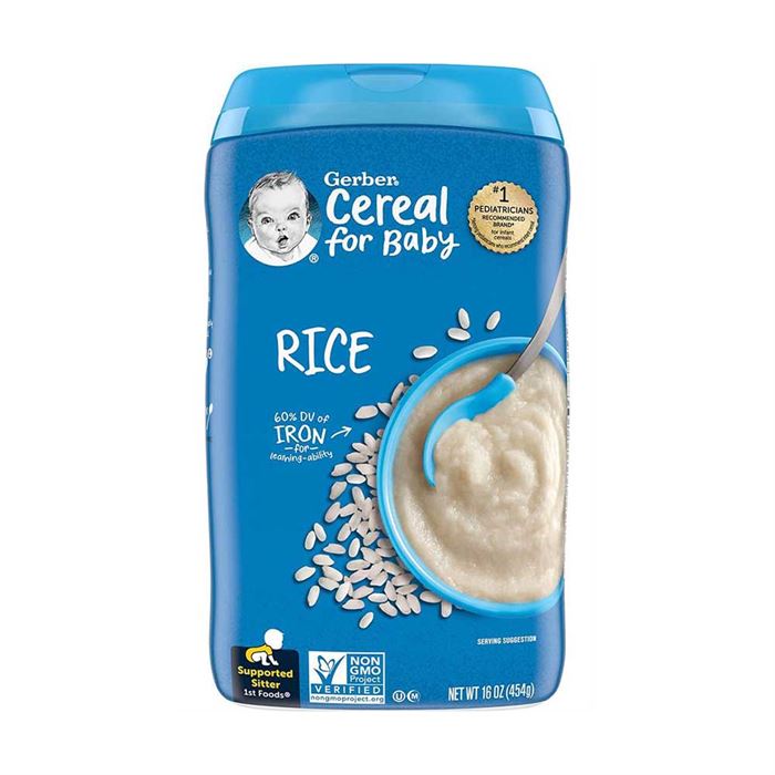 Buy Gerber Wholegrain Rice Cereal for Babies - 454gms (Imported Tub Pack) Online in India at uyyaala.com