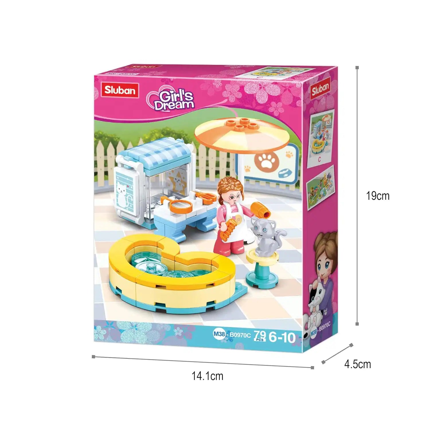 Buy Sluban Town Girls Dream Building Blocks for Children - (79pieces) Online in India at uyyaala.com