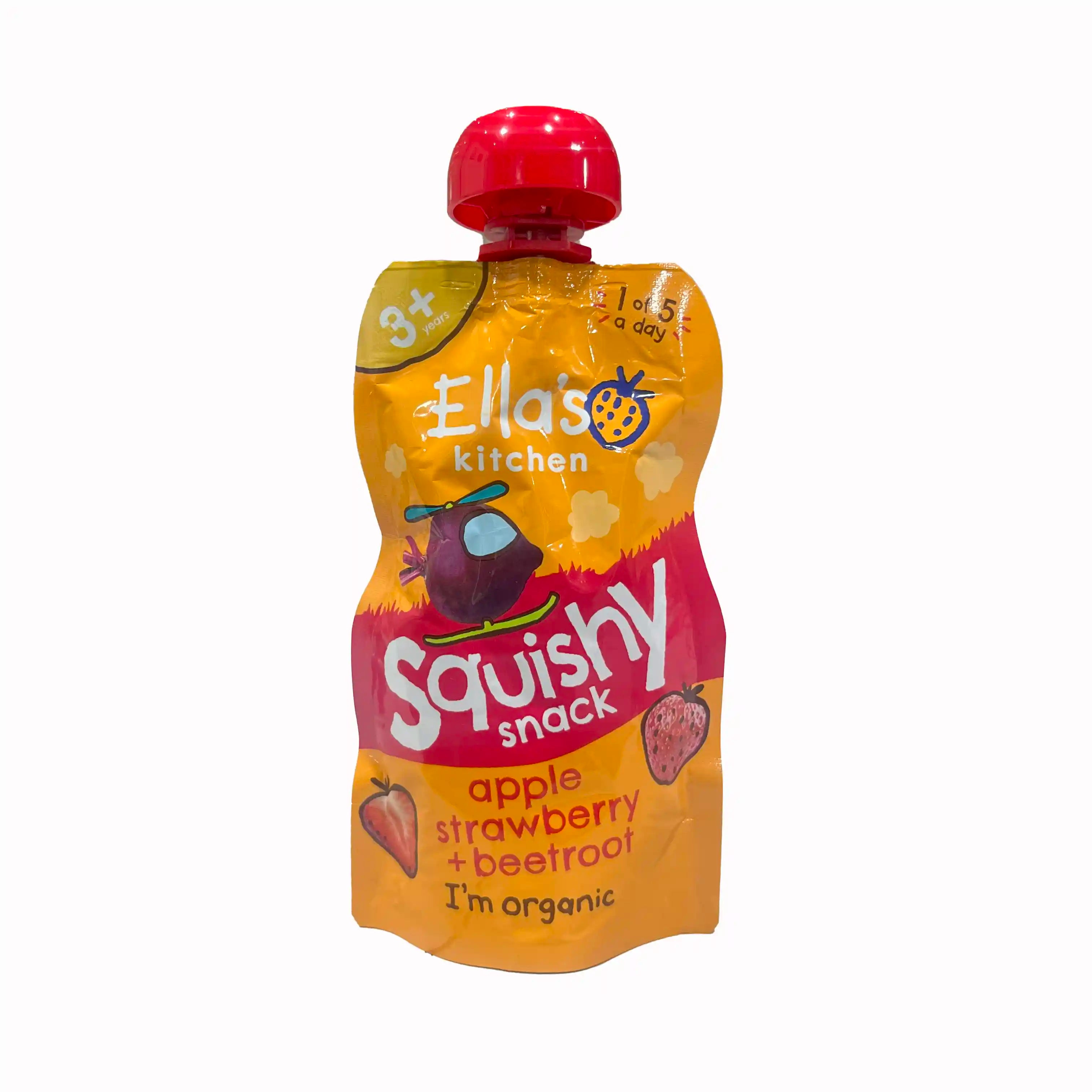 Buy Ella's Kitchen Organic Squishy Snack with Apple, Strawberry & Beetroot Online in India at uyyaala.com