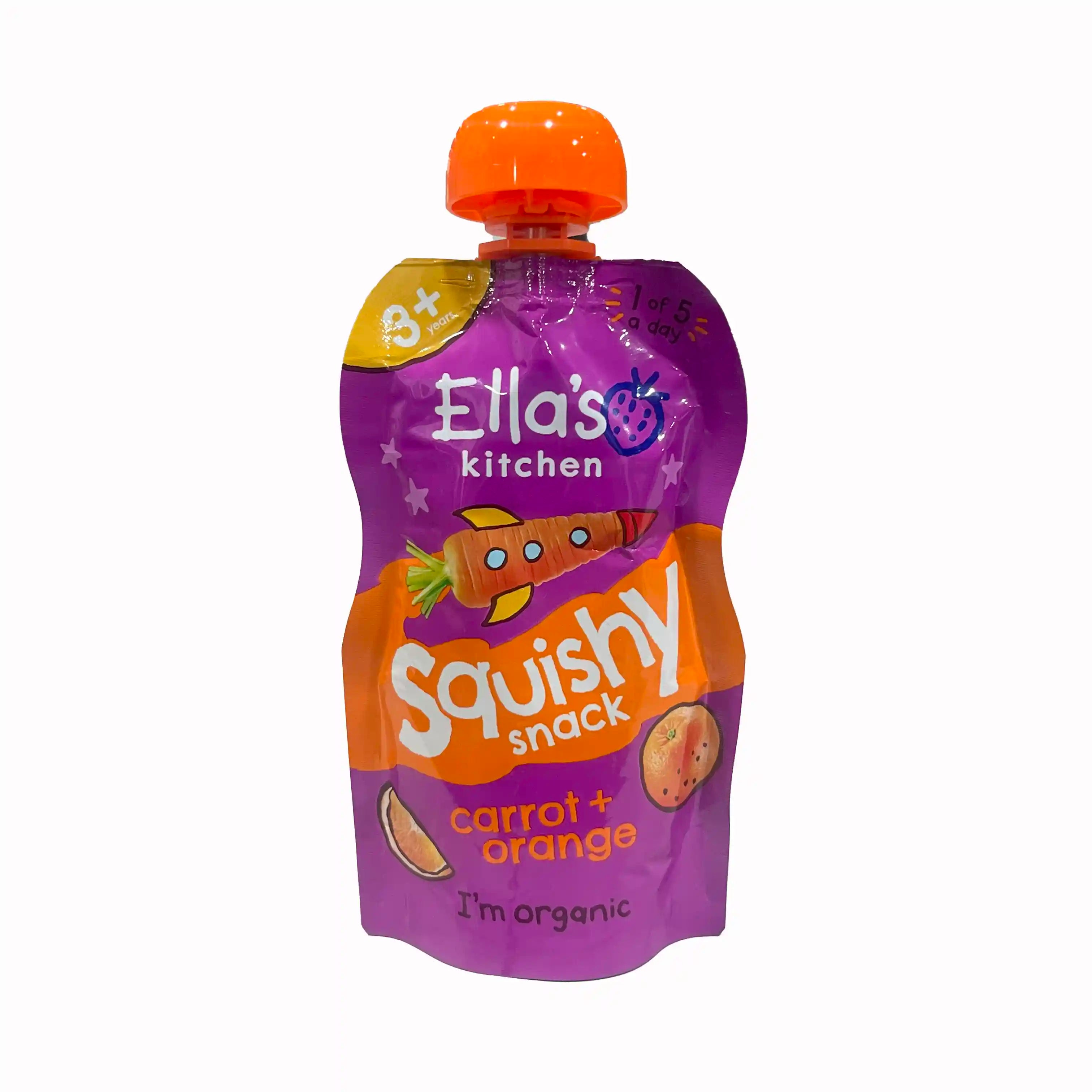 Buy Ella's Kitchen Organic Squishy Snack with Carrot & Orange for Children Online in India at uyyaala.com