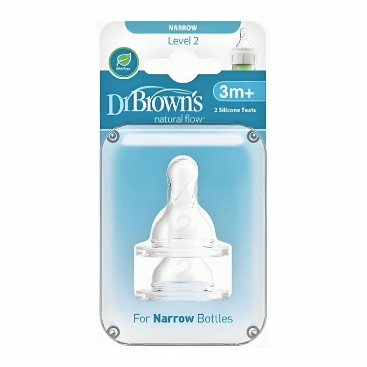 Buy Dr. Browns Silicone Teat for Narrow Neck Baby Milk Feeding Bottle - 2pcs Online in India at uyyaala.com