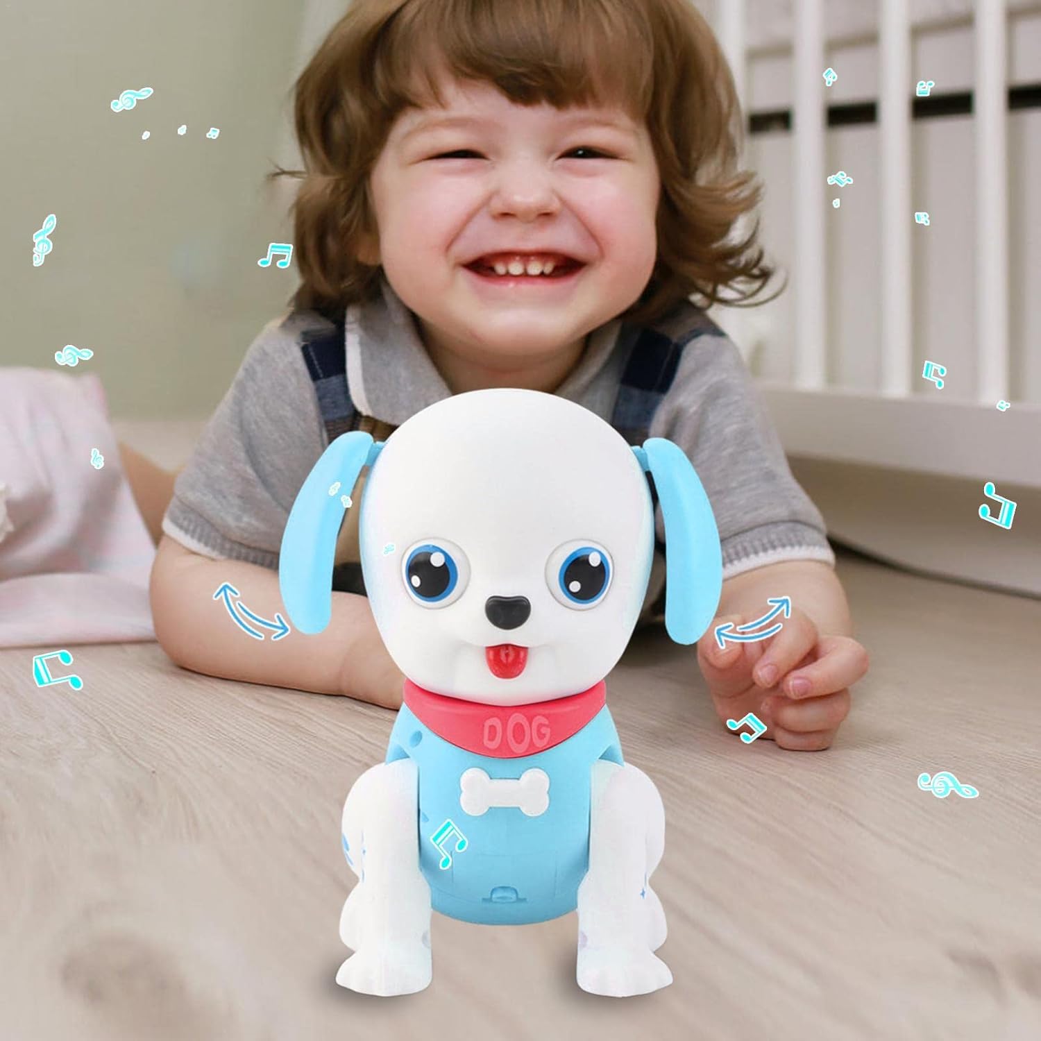 Buy Fun Hopping Dog with Flapping Ears Battery Toy for Small Children Online in India at uyyaala.com