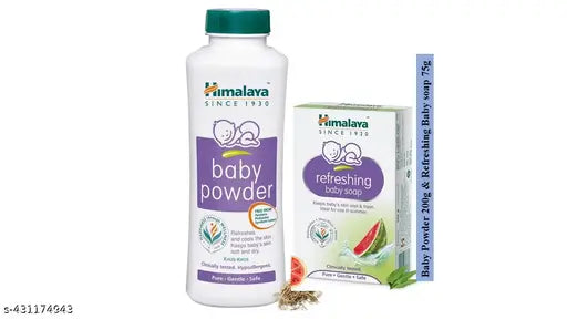 Buy Himalaya Powder for Baby - 200grams + Baby Soap - 75grams (Free) Online in India at uyyaala.com
