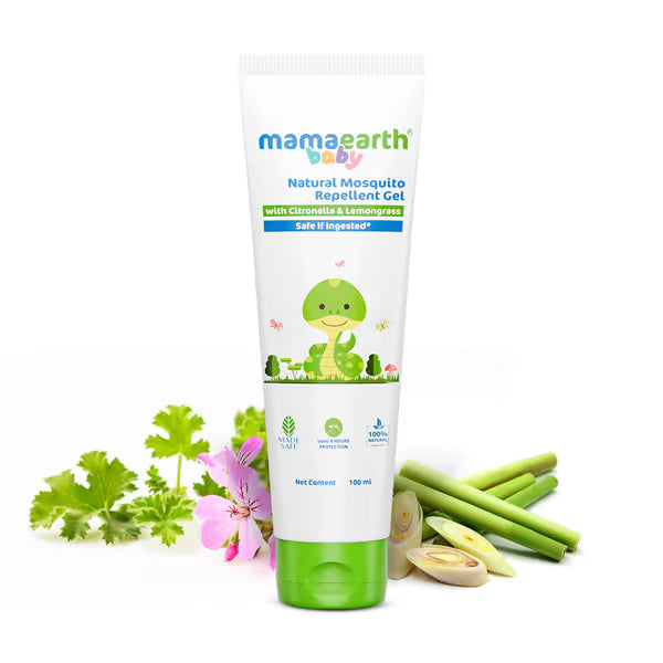 Buy Mamaearth Natural Mosquito Repellent Gel for Baby - 100ml online in India at uyyaala.com