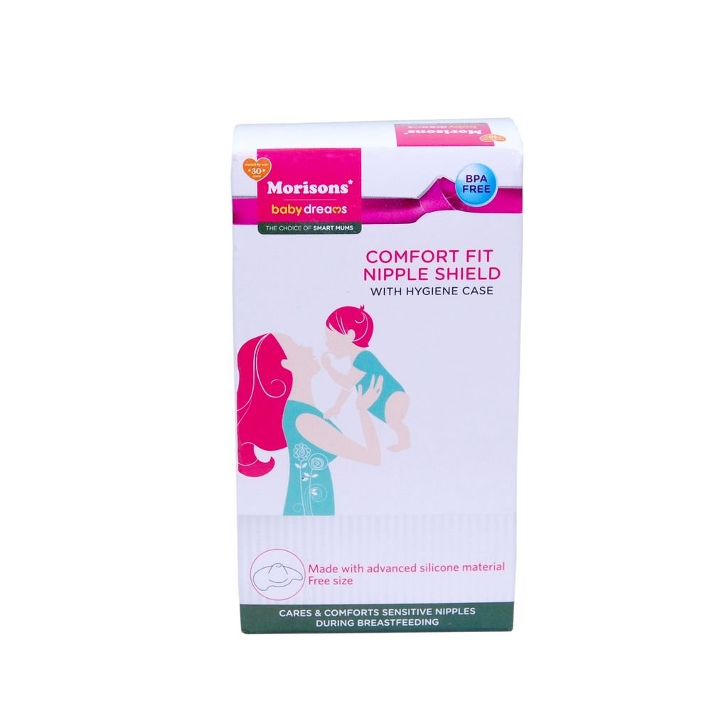 Buy Morisons Soft Silicone based Comfort Fit Nipple Shield, 2pcs Online in India at uyyaala.com