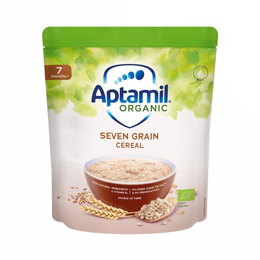 Buy Nutricia Aptamil Seven Grain Organic Baby Cereal - 180gms Online in India at uyyaala.com