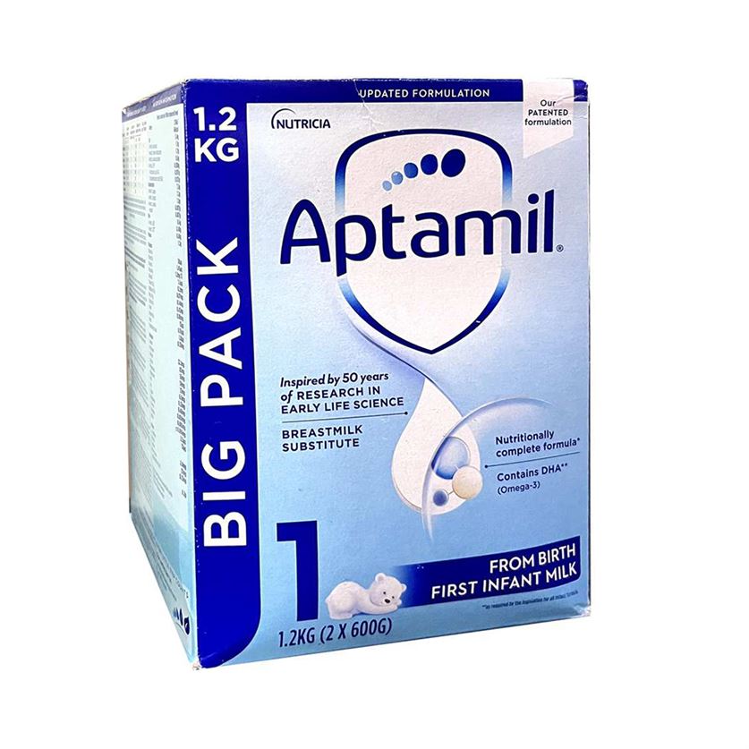 Buy Nutricia Aptamil Follow on Infant Baby Milk Formula, Stage - 1 (1.2kg Refill Pack) Online in India at uyyaala.com