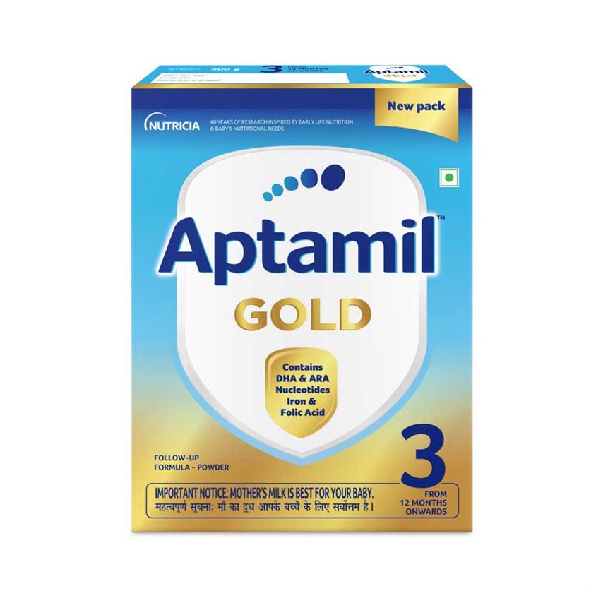 Buy Nutricia Aptamil Gold Follow Up Baby Milk Formula, Stage - 3 Online in India at uyyaala.com