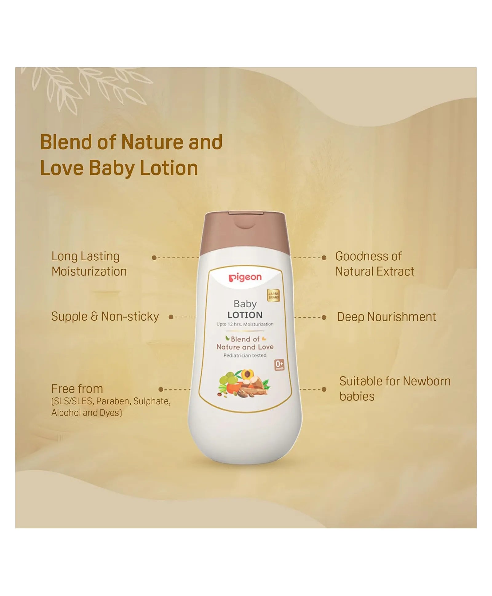 Buy Pigeon Deep Moisturizing Lotion for Baby - 200ml Online in India at uyyaala.com