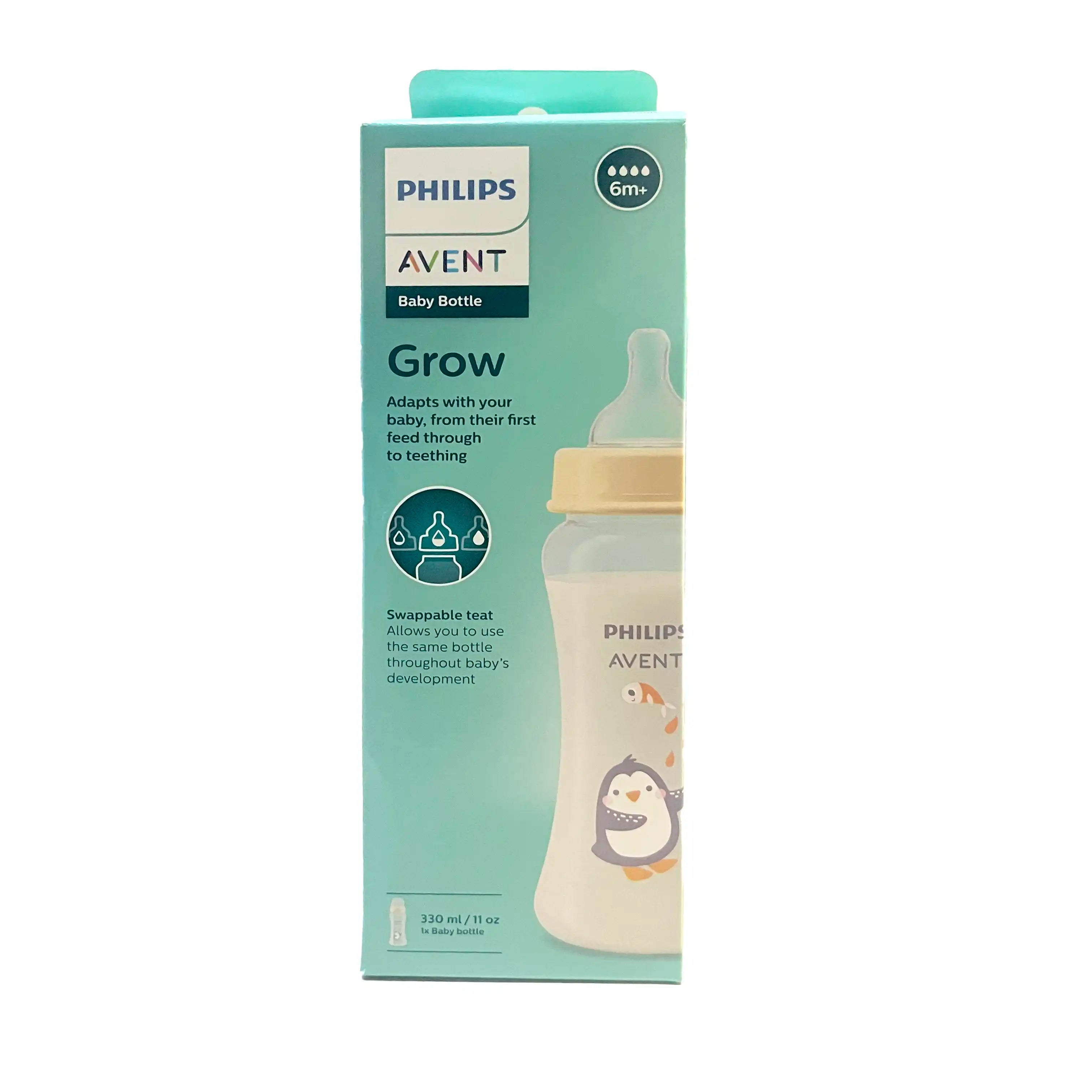 Buy Philips Avent Grow Baby Feeding Bottle - 330ml, 6+months Online in India at uyyaala.com