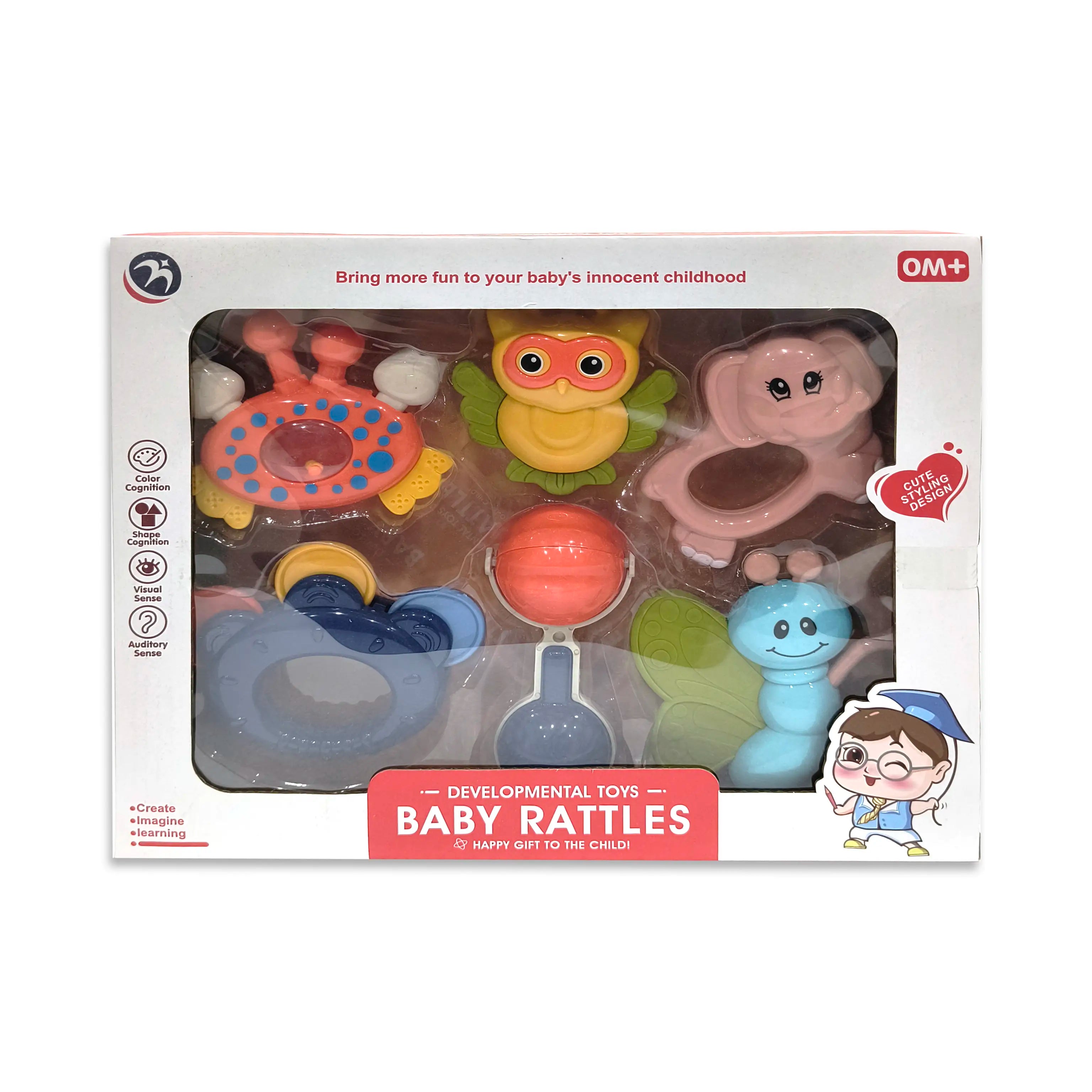 Buy Rattle Toys Play Set for Baby - 6pcs Online in India at uyyaala.com