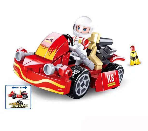 Buy Sluban Karting Building Blocks DIY Kit for Children - (89 Pieces) Online in India at uyyaala.com