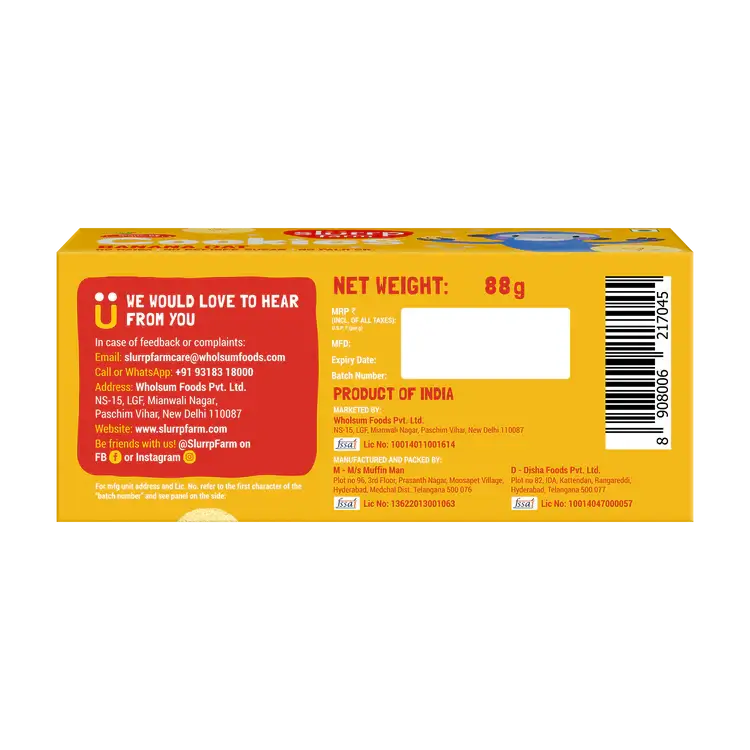 Buy Slurrp Farm Cookie Biscuits for Children with Banana - 88grams Online in India at uyyaala.com