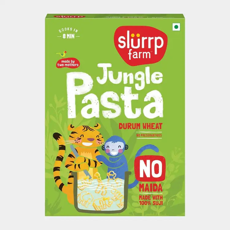 Buy Slurrp Farm Jungle Pasta for Baby in Durum Wheat - 400grams Online in India at uyyaala.com