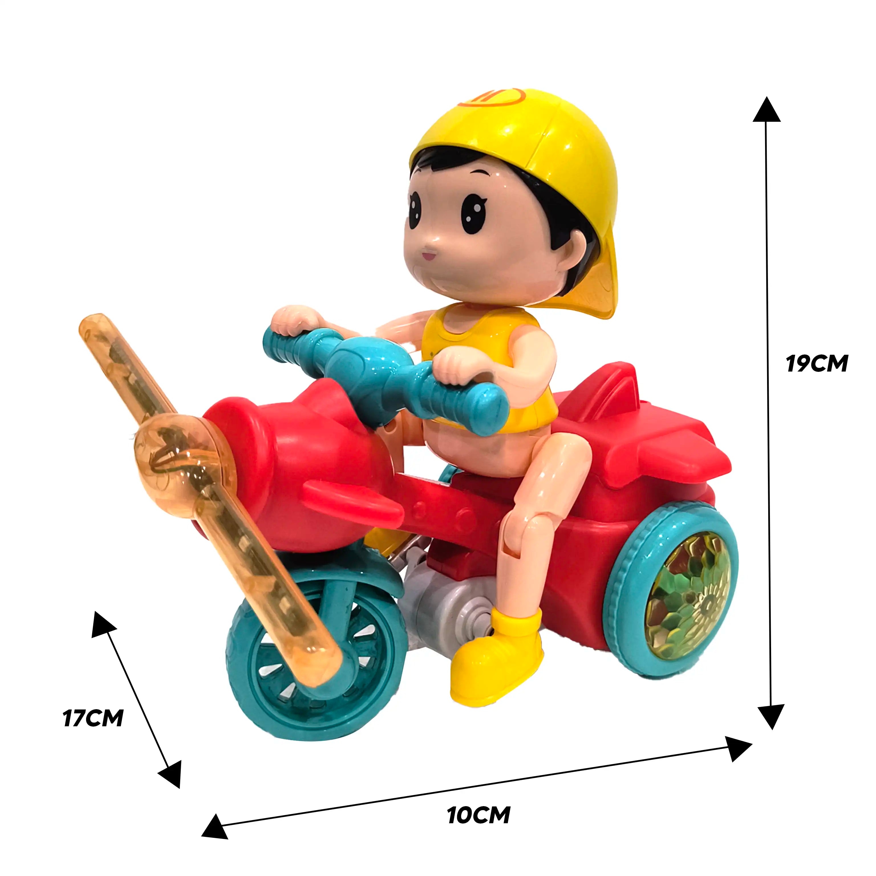 Buy Stunt Tricycle Battery Toy with Lights & Music Online in India at uyyaala.com
