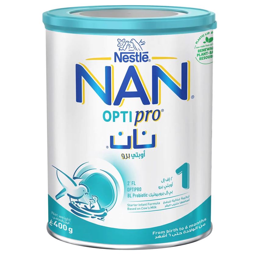 NESTLE Nan Optipro Starter Infant Formula Stage 1 - 400g, 0-6m