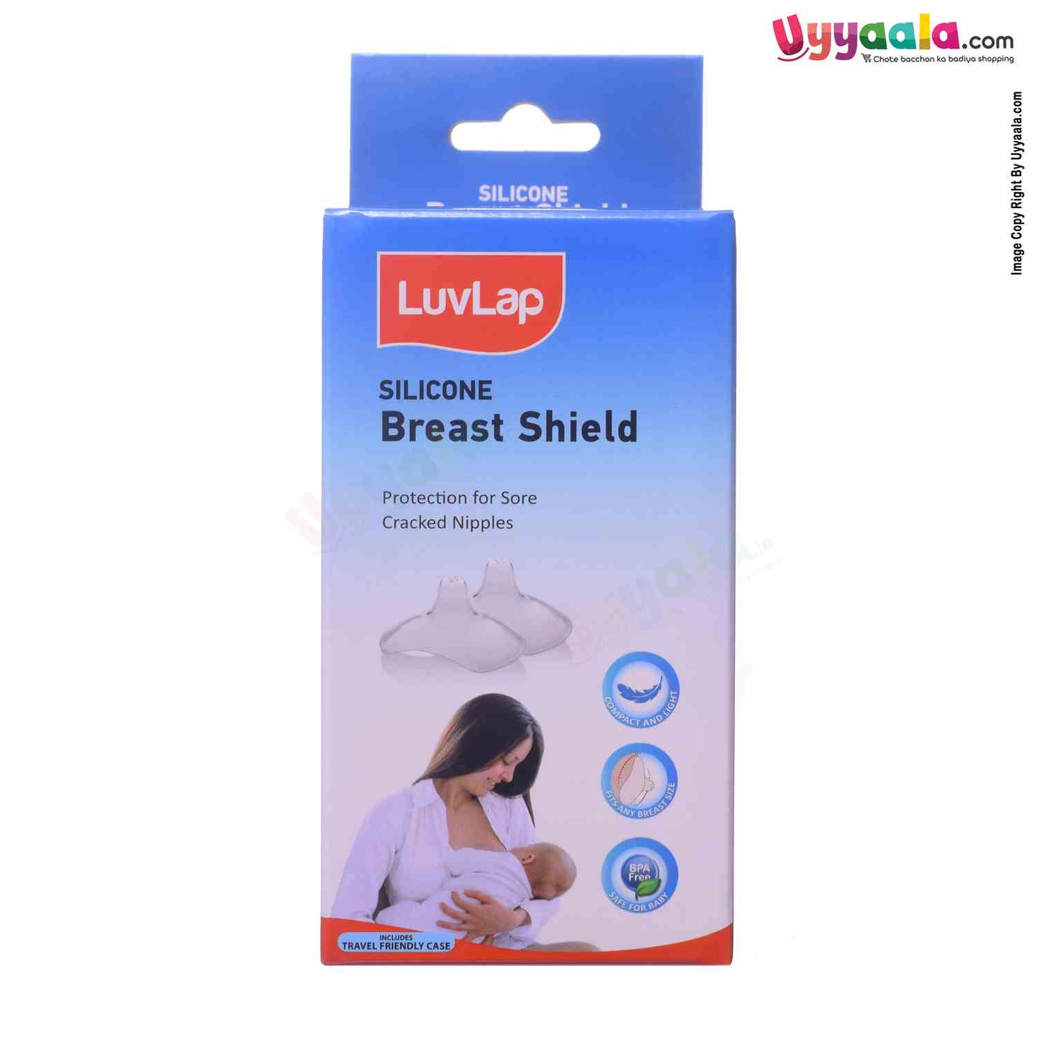 Buy Luvlap soft silicone breast shields online in India at uyyaala.com