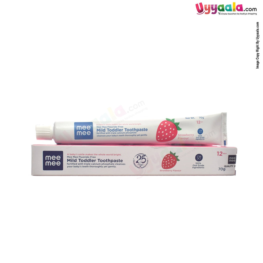 MEE MEE Tooth Paste Strawberry 70g 12+m Age-uyyala-com.myshopify.com-Skin Care-Mee Mee
