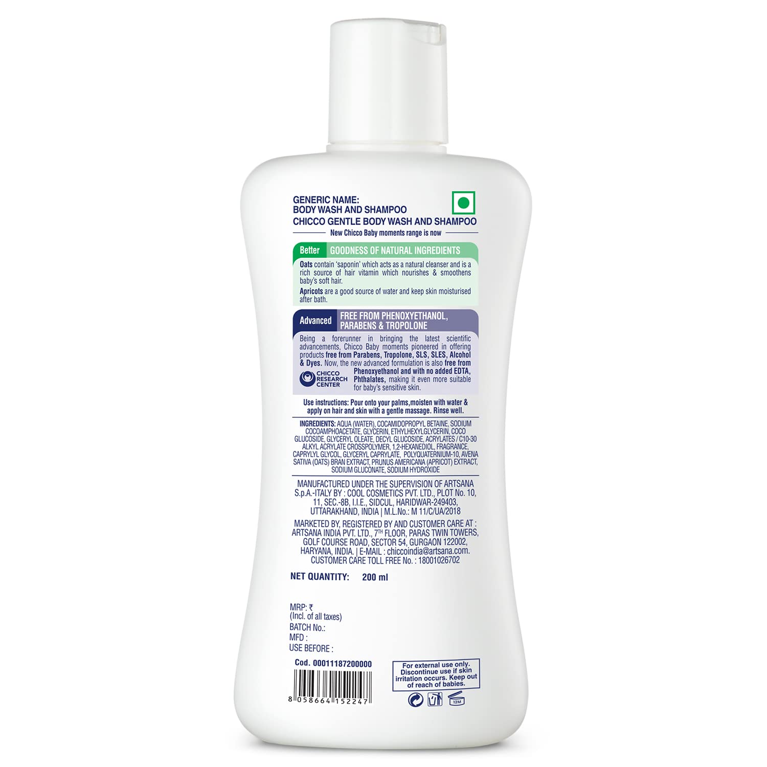 CHICCO Body Wash & Shampoo