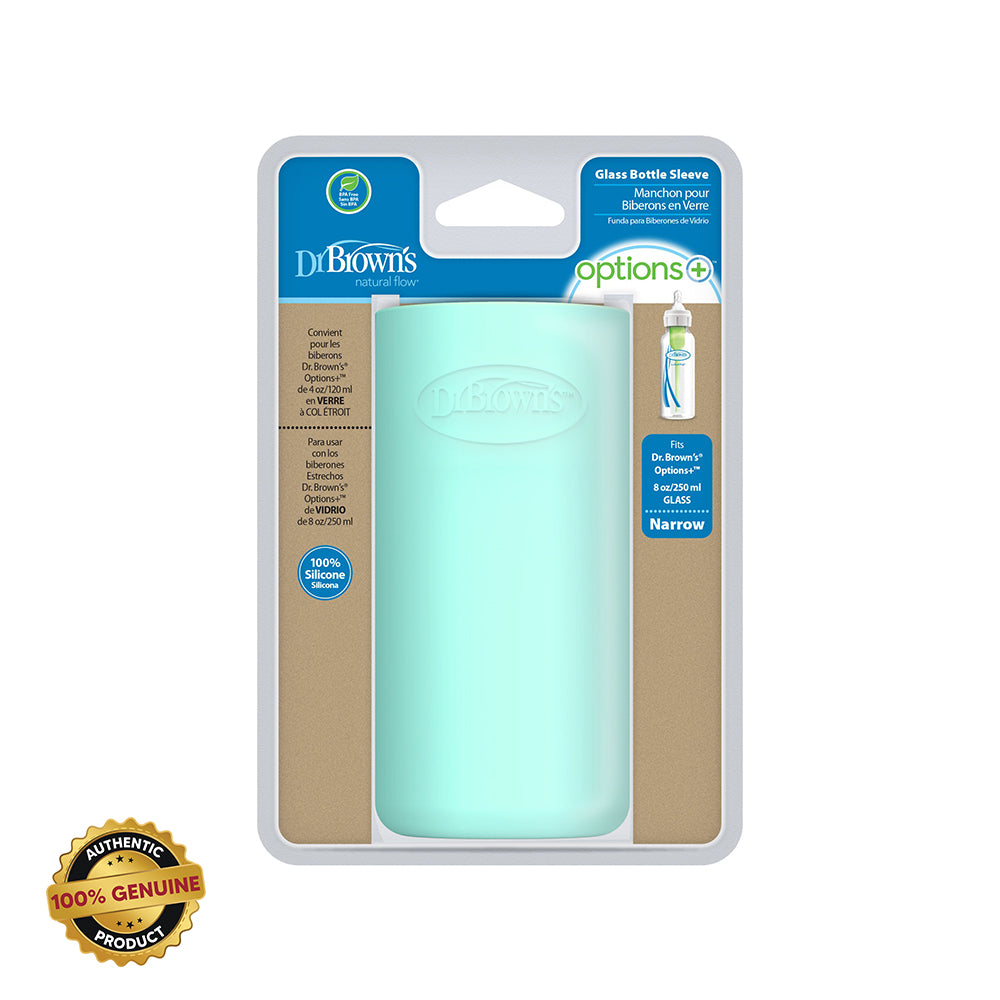 Silicone sleeve for baby glass feeding bottle, 250ml