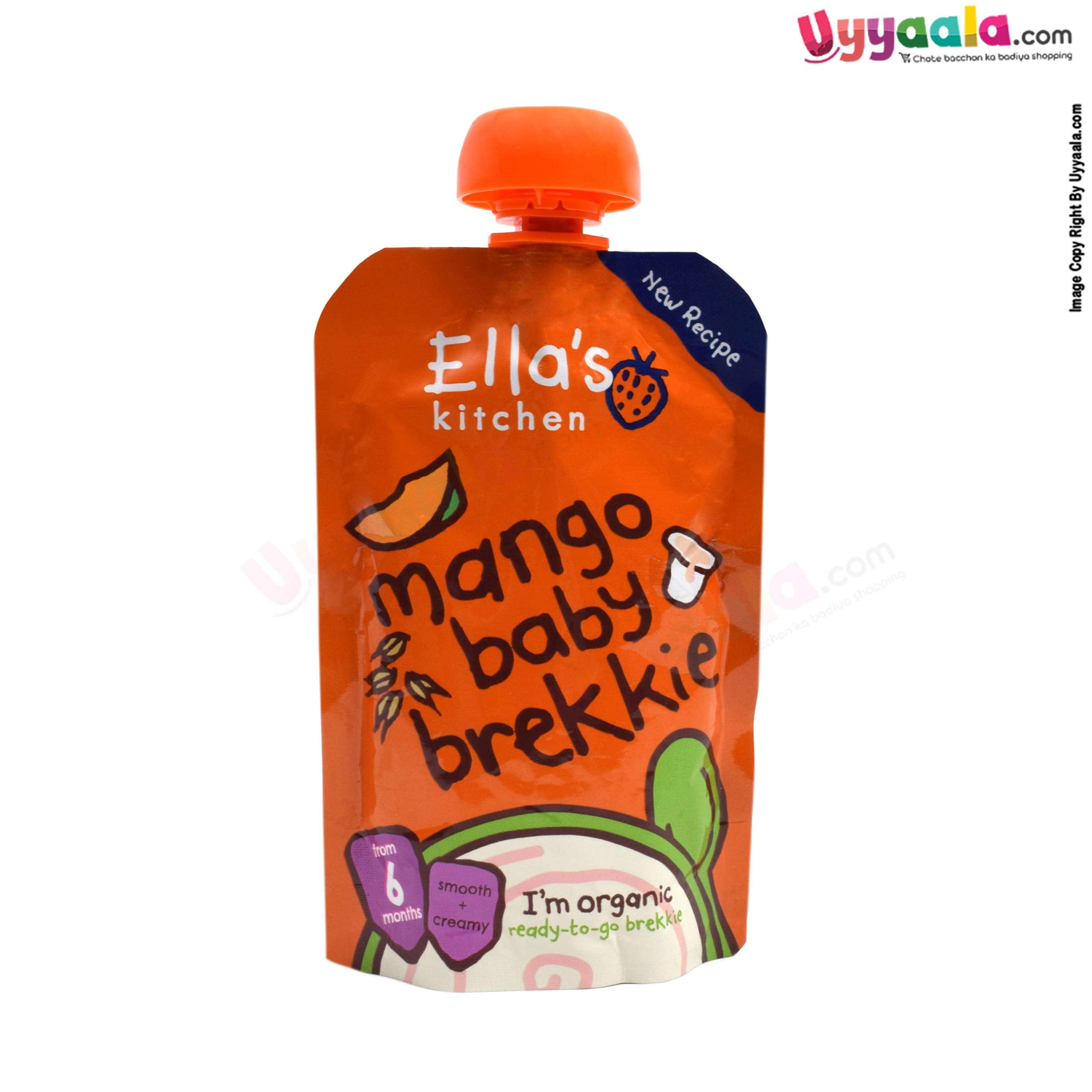 Ella's Kitchen Organic Baby Puree with Mango - 120gms