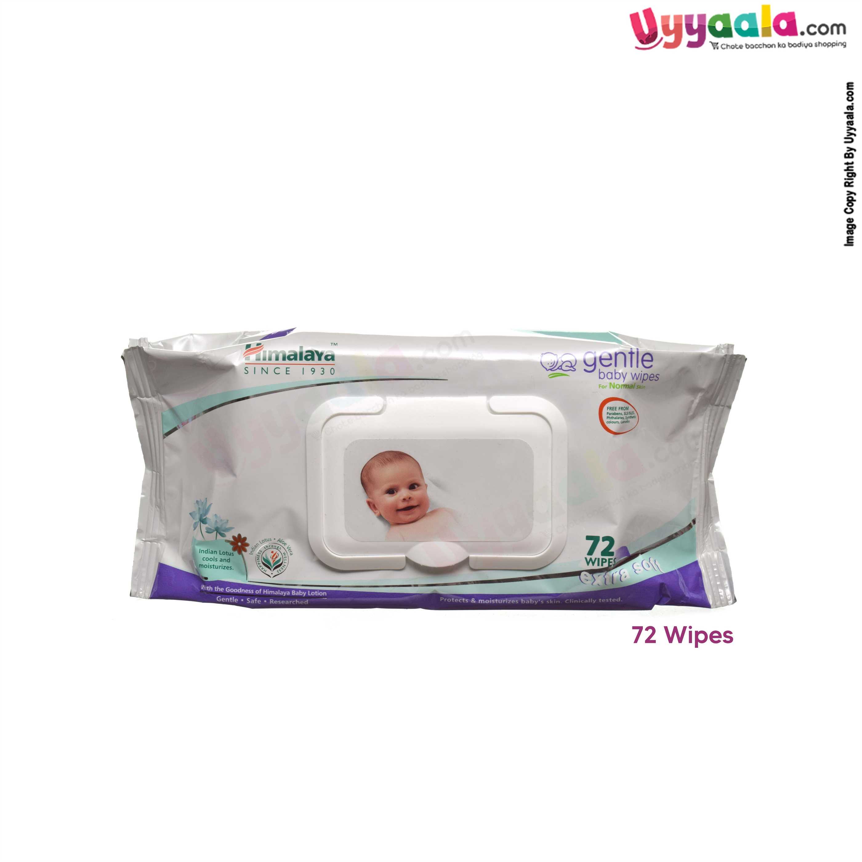 Gentle baby wipes