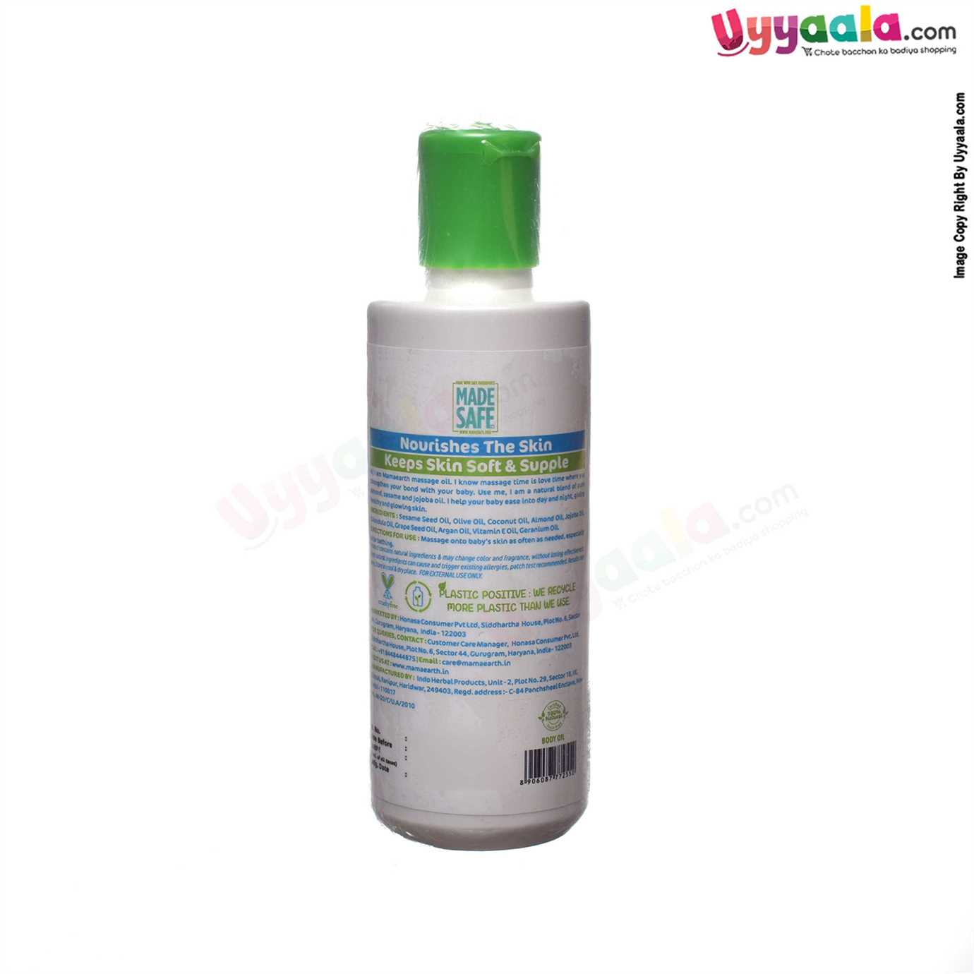 Soothing Massage Oil For Babies