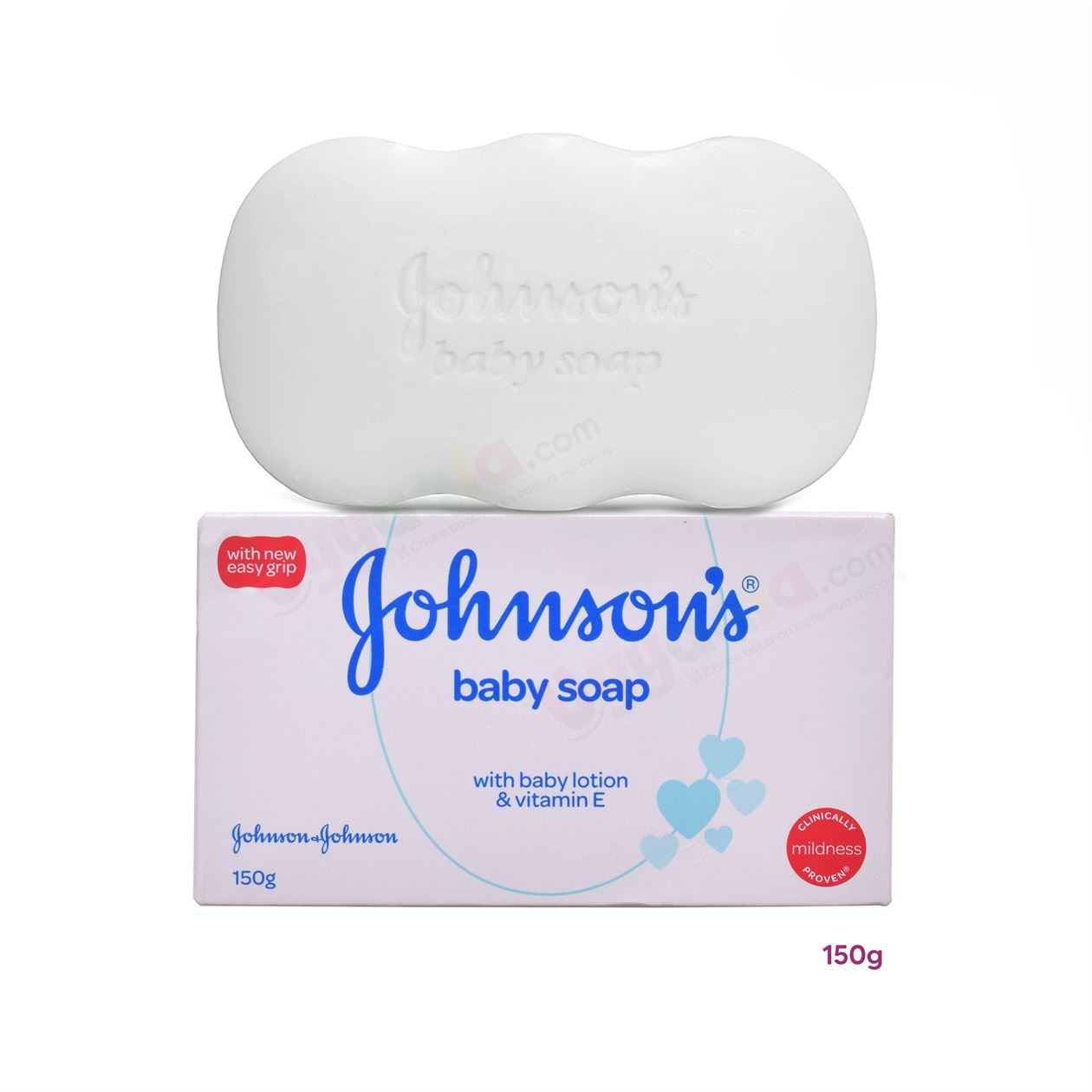 JOHNSON'S Baby Soap with baby lotion and vitamin E - 150gms