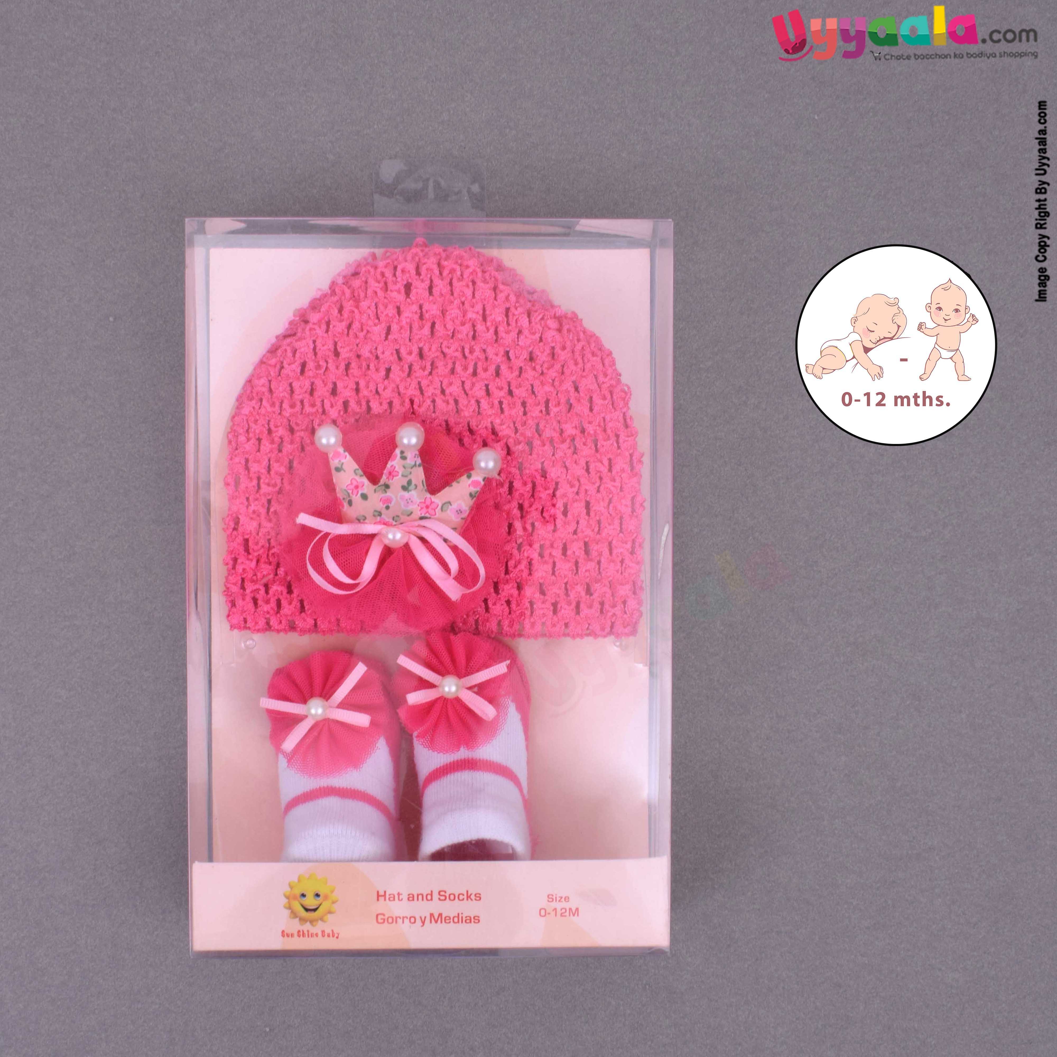 BABY Accessory set for kids with cap and socks