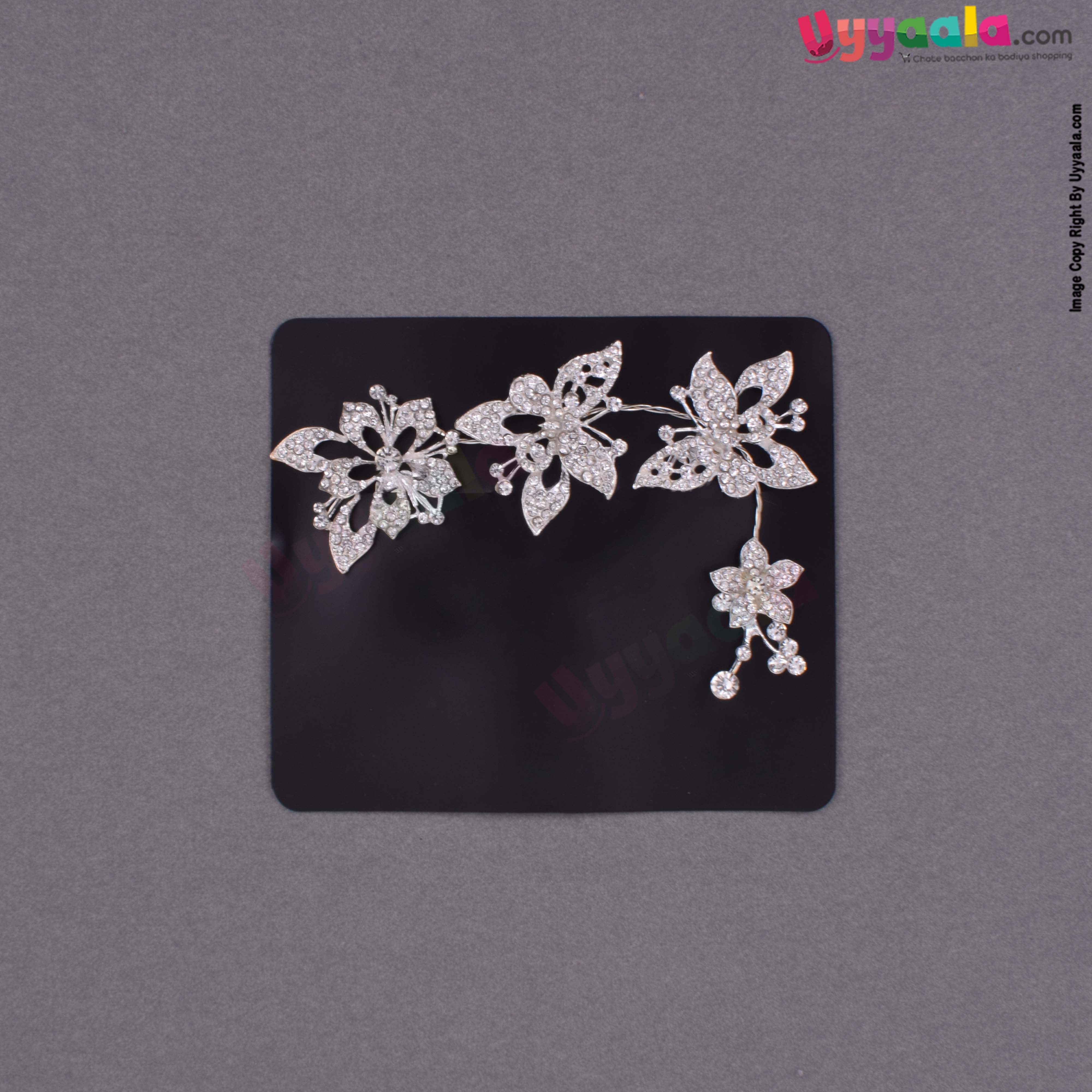 Fashion jwellery party wear metal hair pin for kids