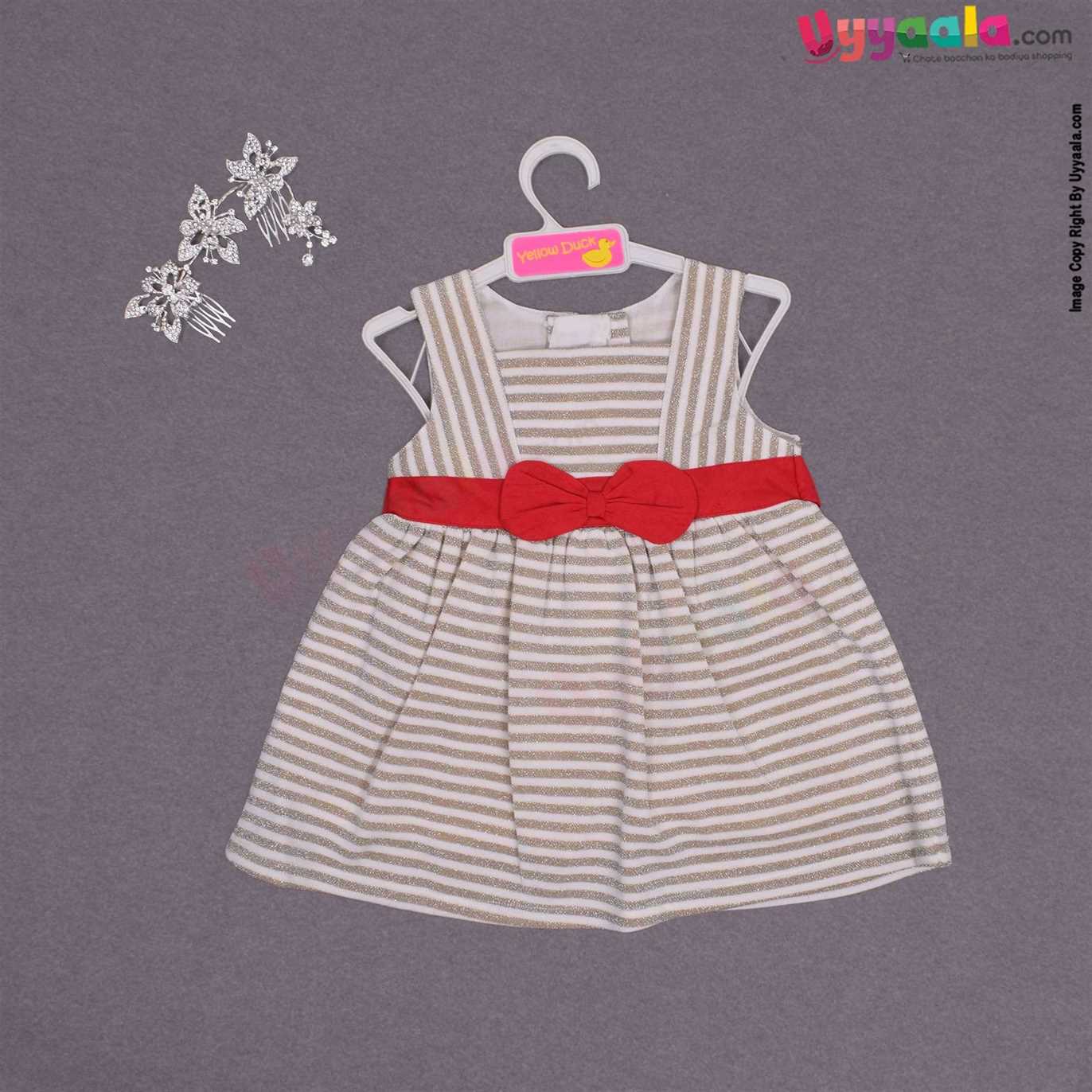 Sleeveless party wear frock for baby girl