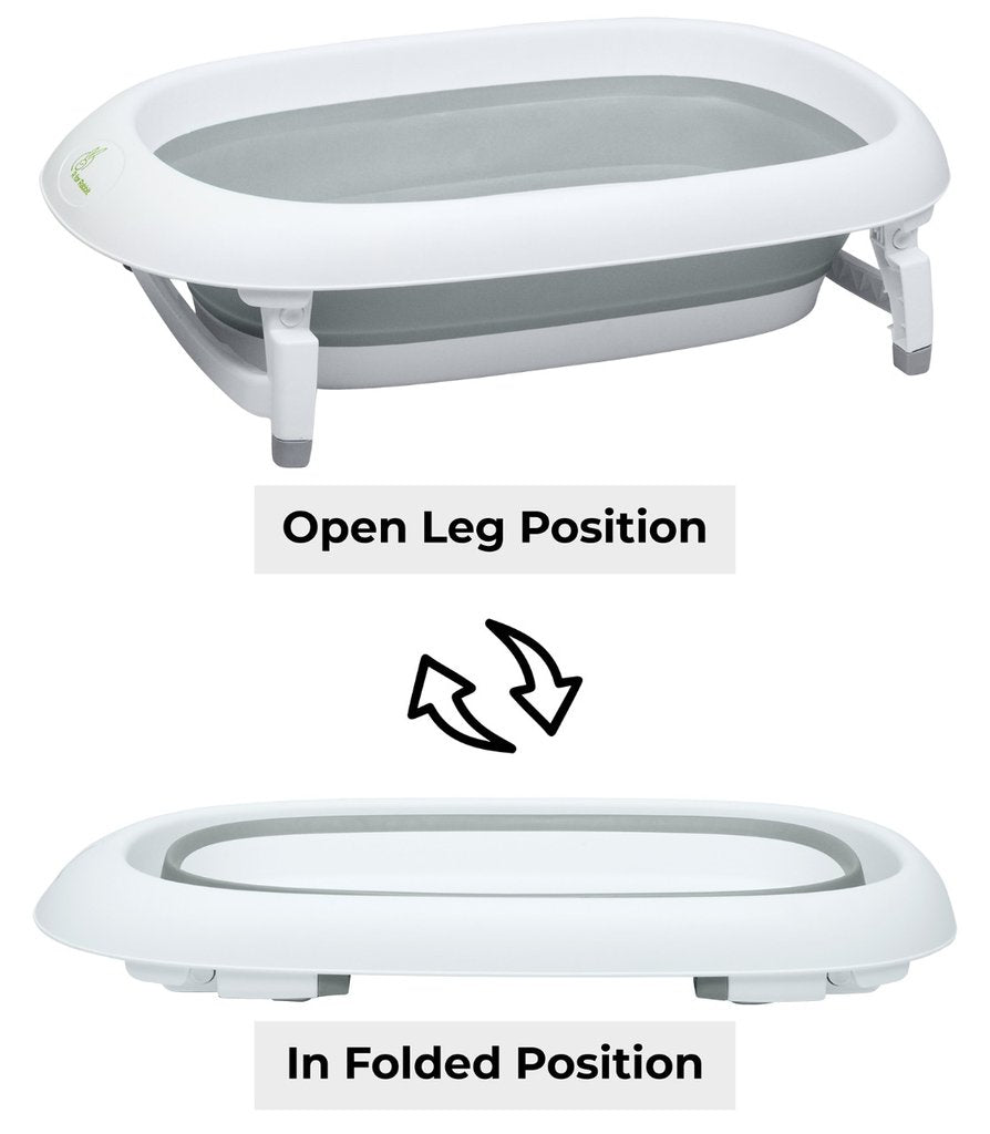 R for Rabbit Bubble Double Elite Baby Bath Tub for Kids of 0 to 3 years Color Grey