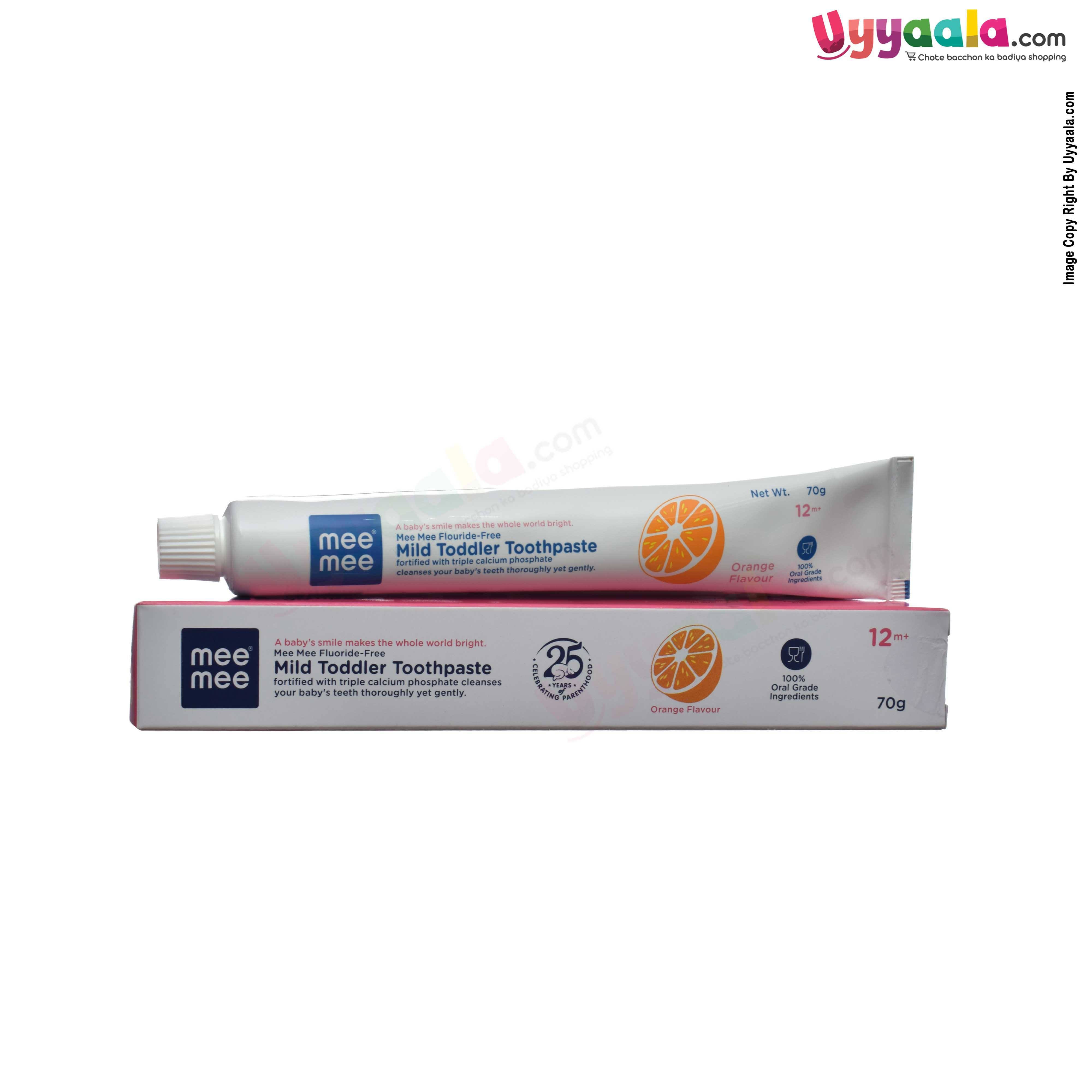 MEE MEE Tooth Paste Orange 70g 12+m Age