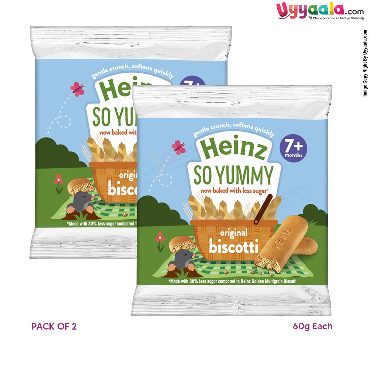 HEINZ SO YUMMY Original biscotti for Kids