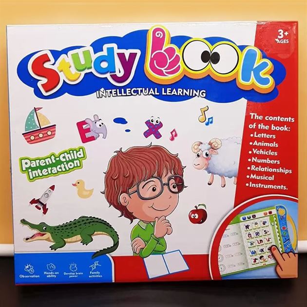 Intellectual Learning Study Book with Sounds, 3 + years