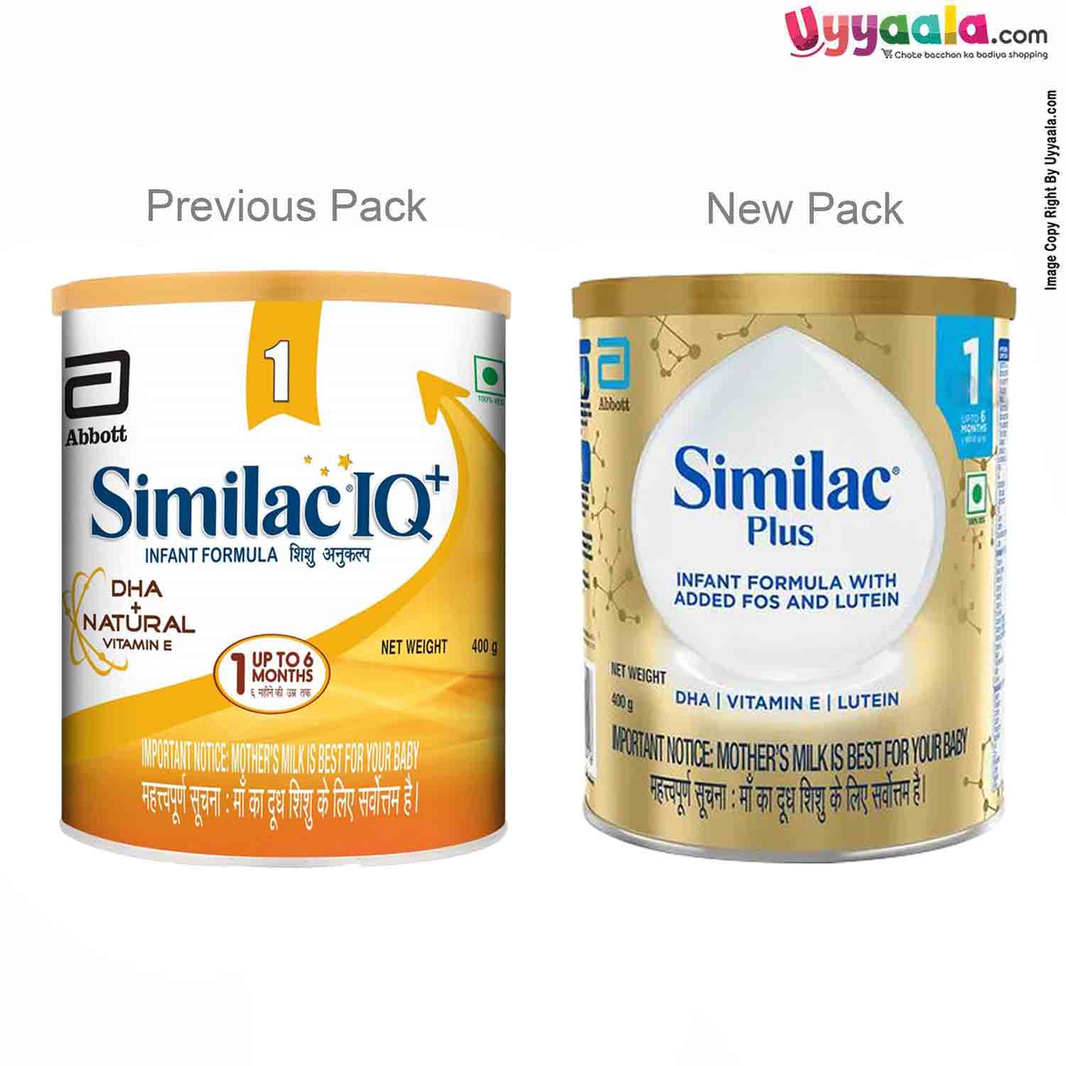 ABBOTT Similac IQ+ infant formula stage 1, 0 to 6 months new pack