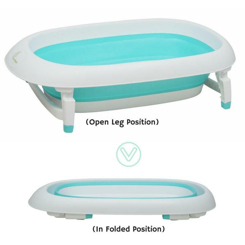 R FOR RABBIT Bubble Double Elite Baby Foldable Bath Tub, 0 to 3 years
