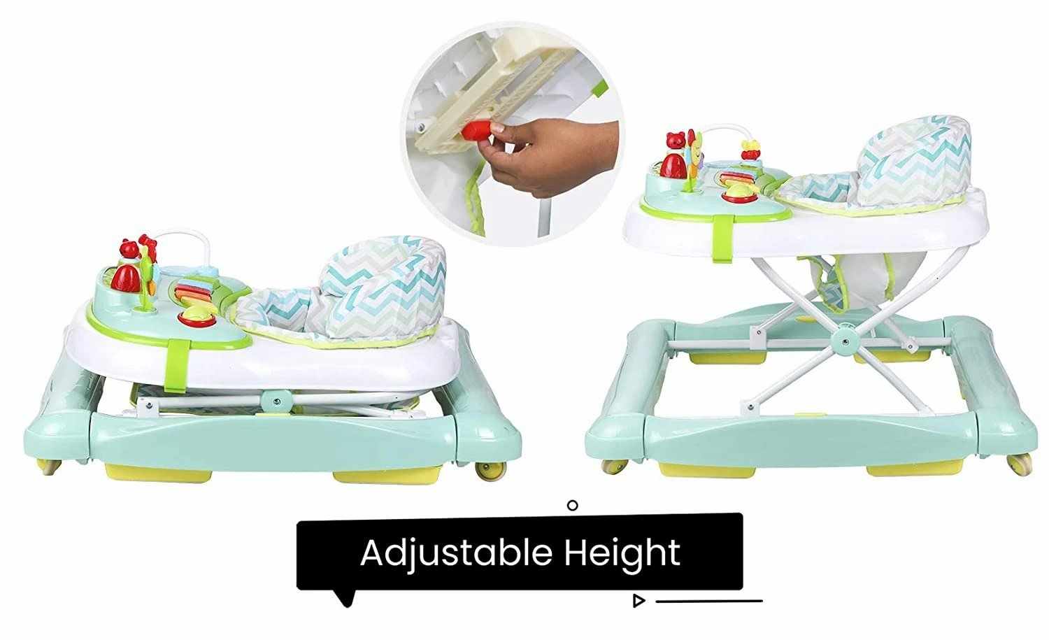 R FOR RABBIT Rock N Walk Rocking Walker with Anti Fall for Kids