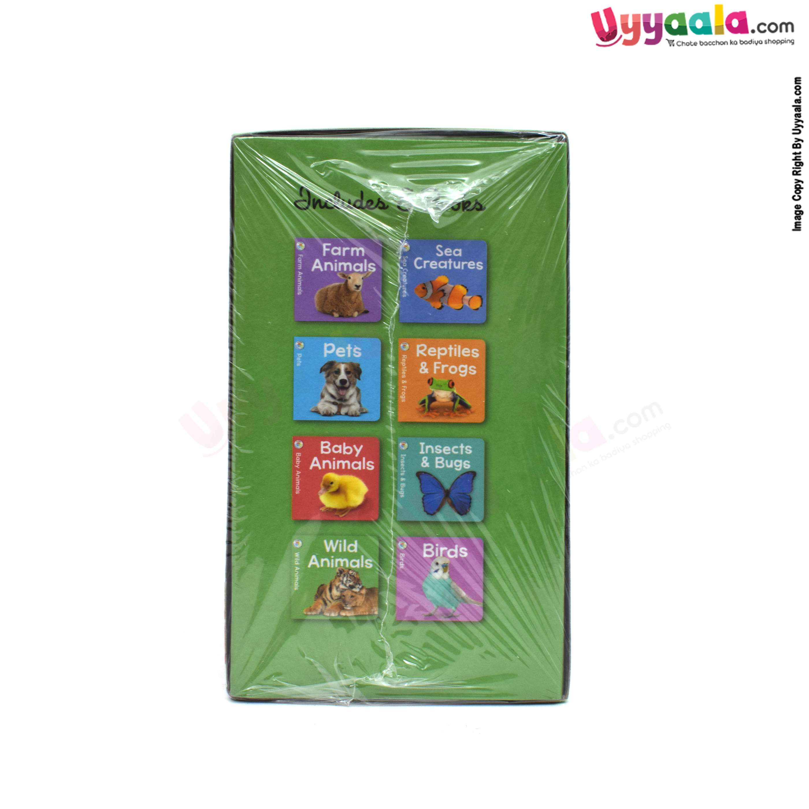 HINKLER Building blocks, my learning library - animals, pack of 8 - 8 volumes, 12 + months